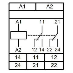Схема 
Реле напряжения РКН-1-2-15