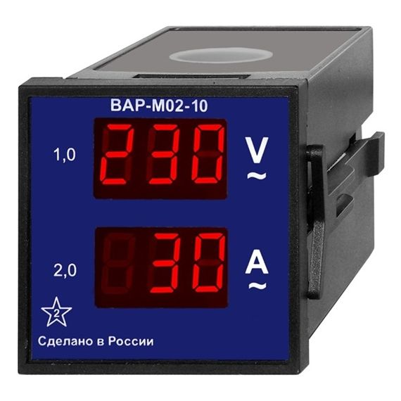 Вольтметр/Амперметр ВАР-М02-10